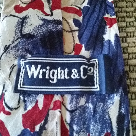 WRIGHT & CO. Men's Tie - Picture 3 of 5